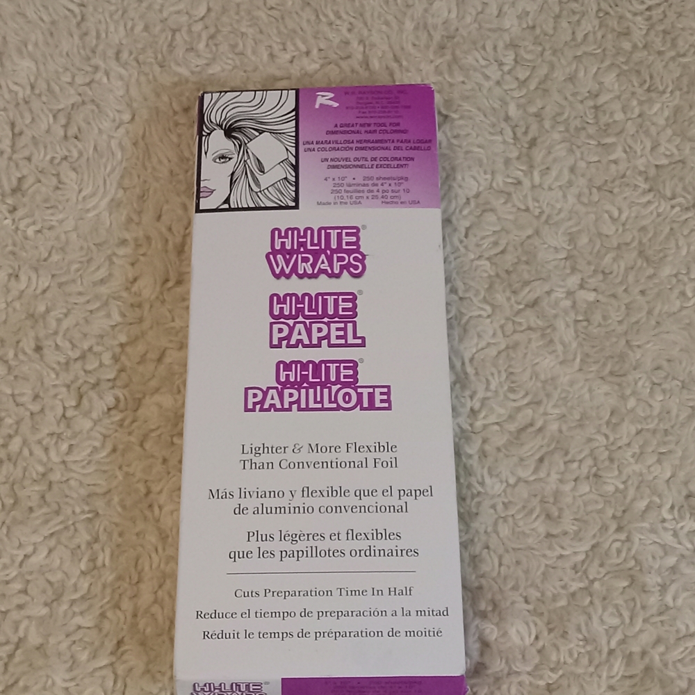 - Flexible Hair Foil Wraps